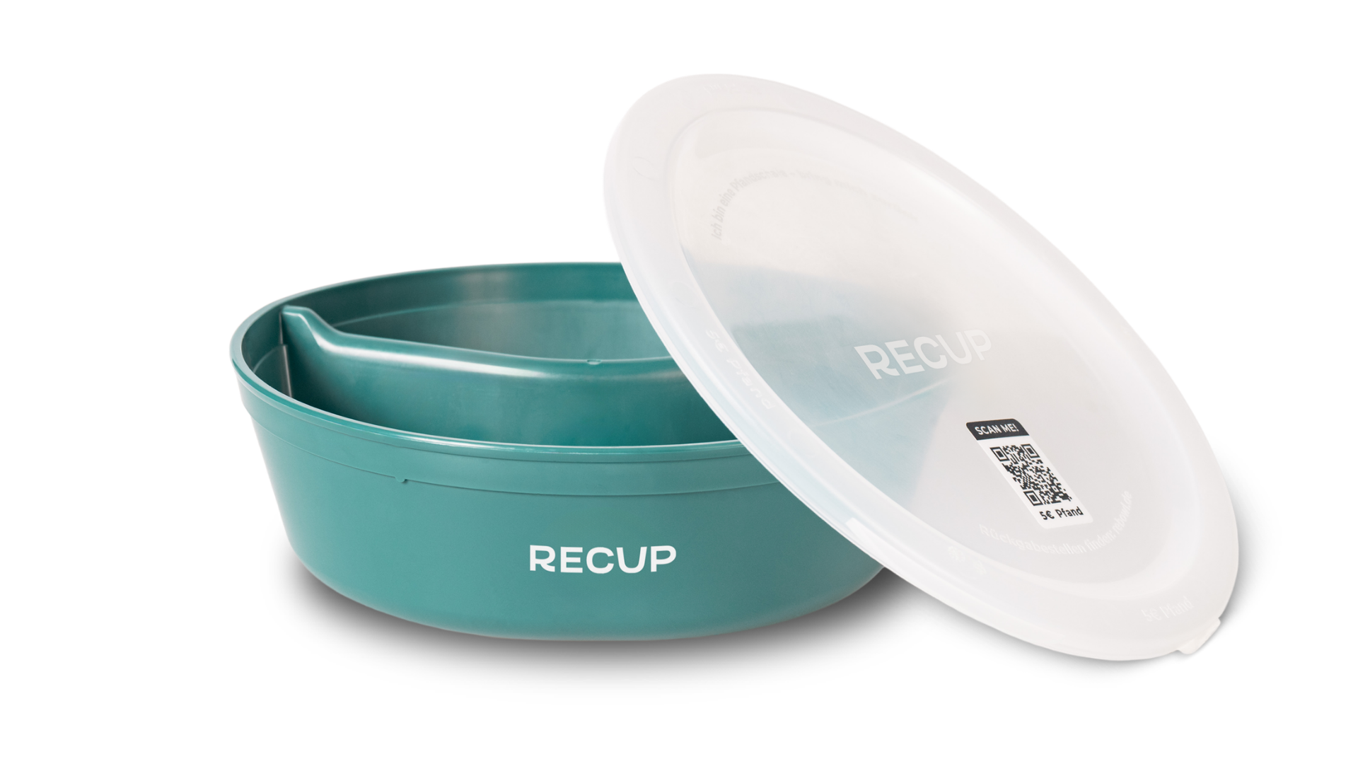 RECUP Bowl rund zwei Kammern 910 ml pine